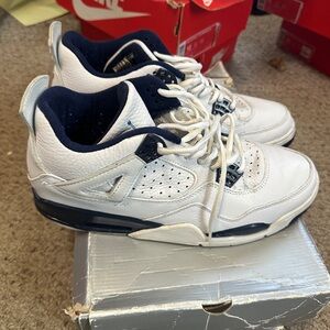 Vintage Nike air jordan 4 size 12 white and blue